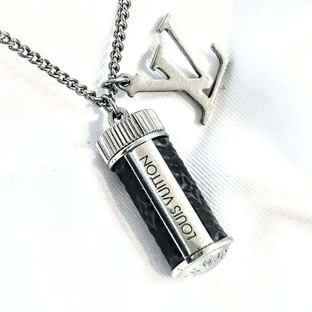 Louis Vuitton Monogram Eclipse Charms Necklace